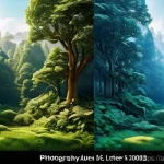 자연 형태 디자인의 기초 이론 - Here are three detailed image prompts in English, designed to align with biophilic principles and re...